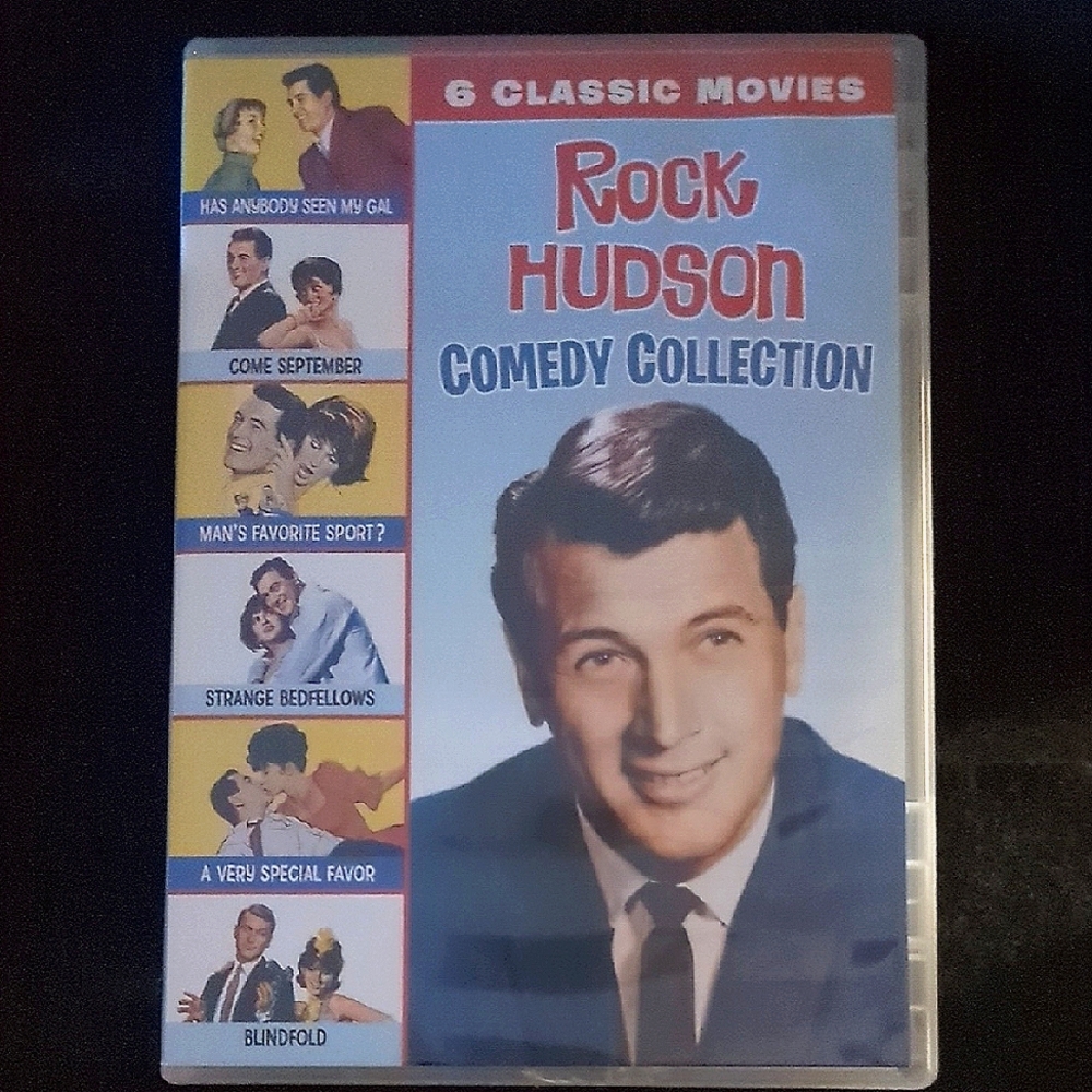 "ROCK HUDSON COMEDY COLLECTION". COLOR. 3 DVDs. NOT RATED.  1953 - 1965